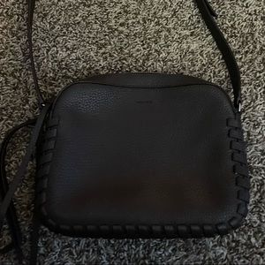 All Saints Kepi Mini Leather Crossbody Bag